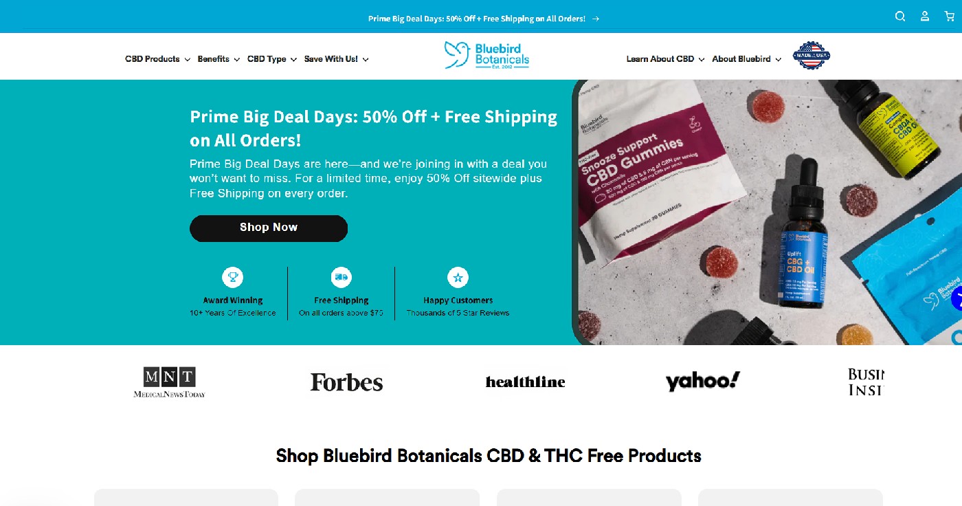 Bluebird Botanicals: CBD brand review (Australia)