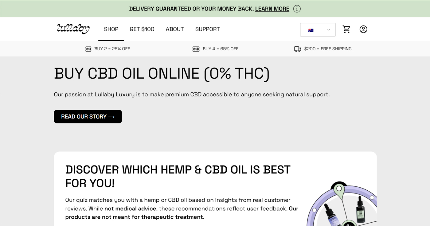 Lullaby Luxury: CBD brand review (Australia)