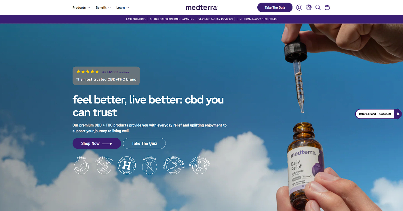Medterra: CBD brand review (Australia)