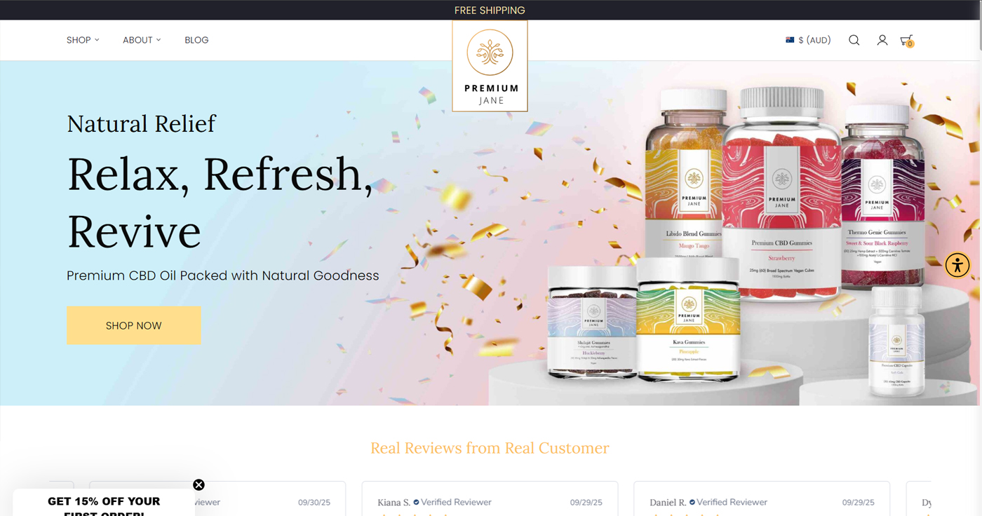 Premium Jane Australia: CBD brand review (Australia)