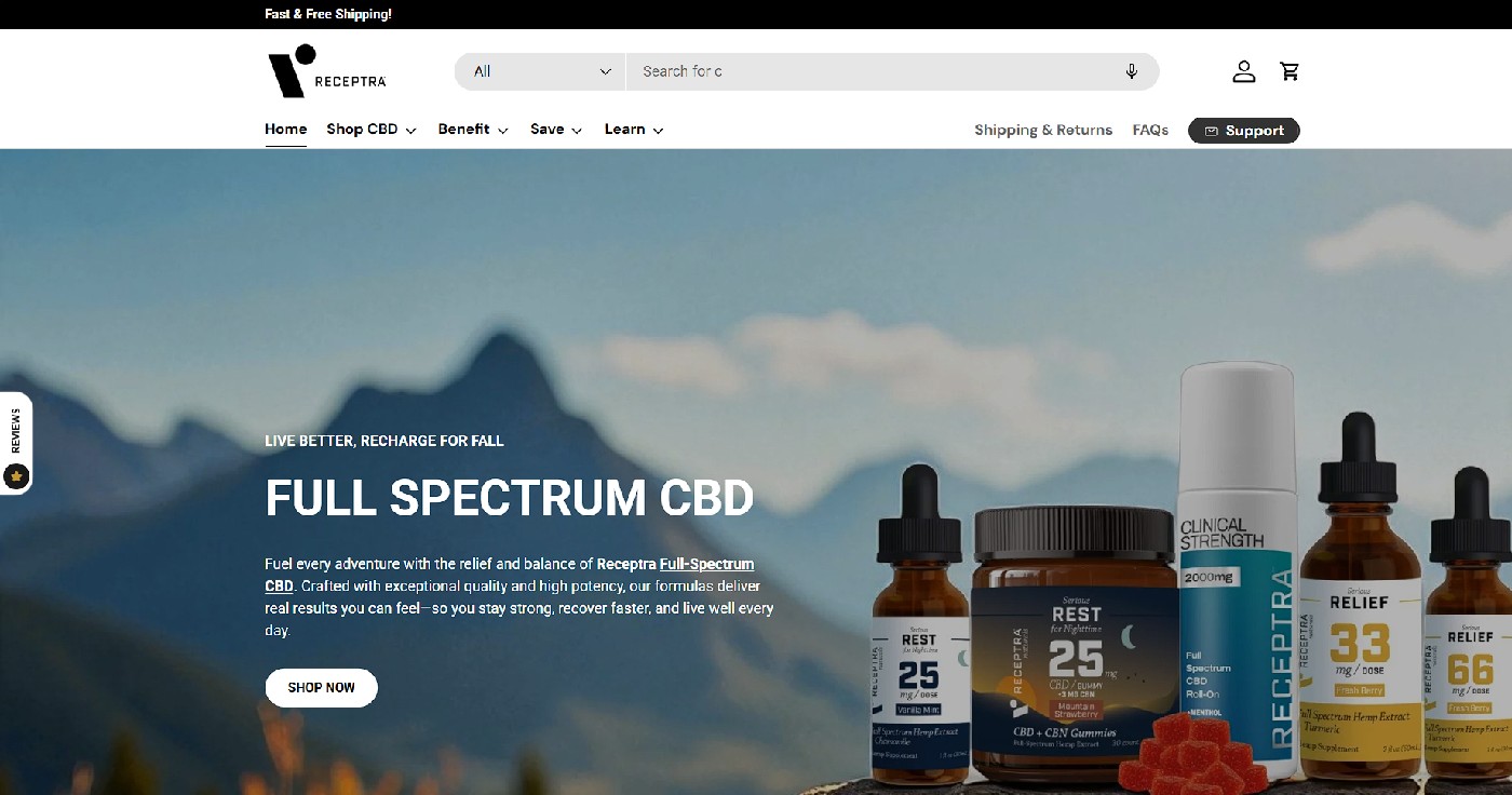 Receptra: CBD brand review (Australia)